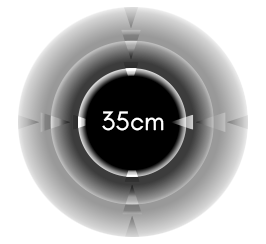 Shadowless illumination surgical light